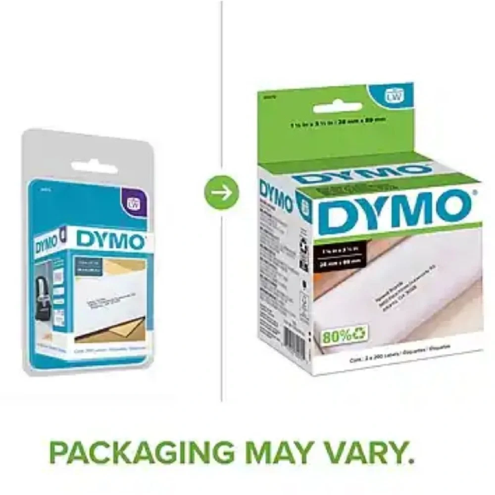 DYMO LabelWriter Mailing Address Labels, 3-1/2